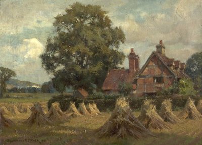 Bletchworth Quarry, Seen from Lower Lane Cottages, Dorking, Surrey by William Teulon Blandford Fletcher
